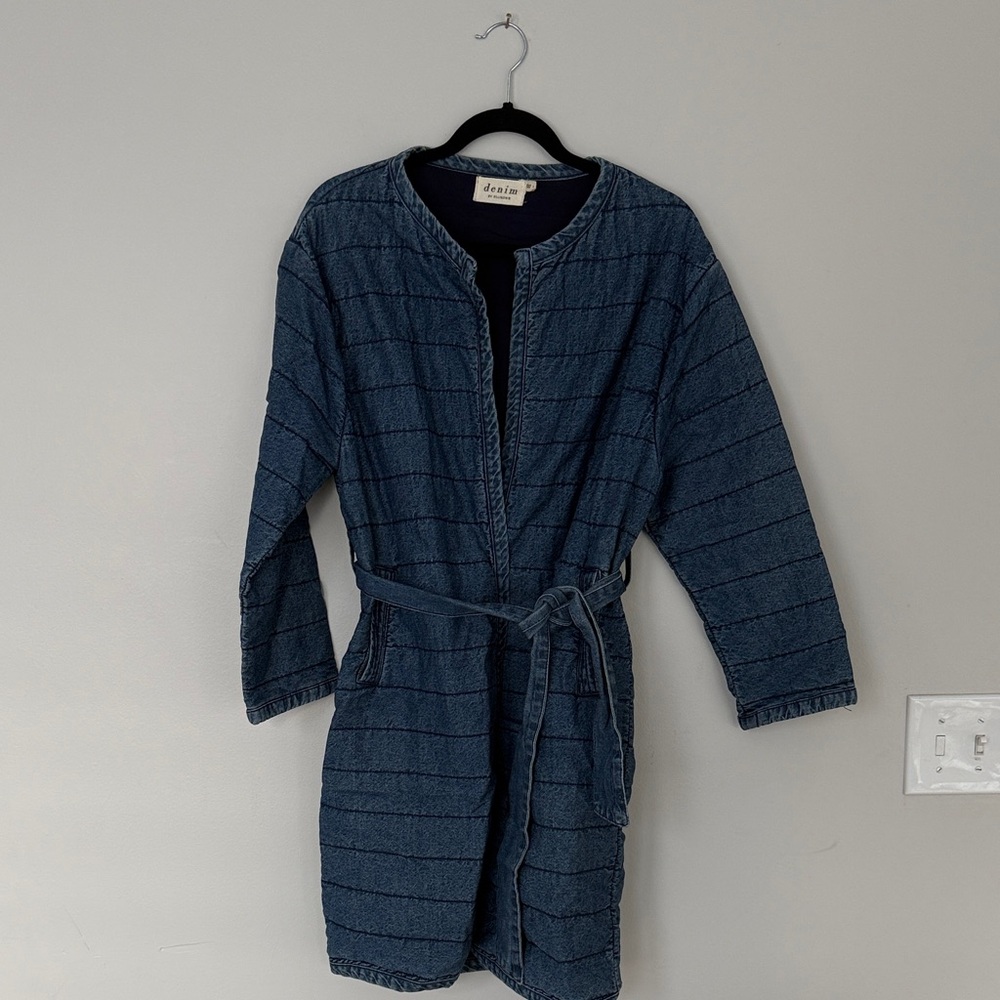 Anthropologie Blue Jean Jacket